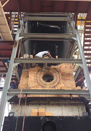 Rongsheng Refractory Provides Refractory Materials For Indonesia Fluidized Bed Boiler Project Application