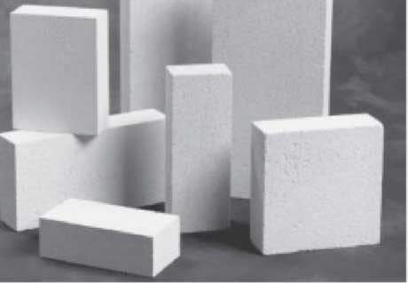 Refractory and insulating bricks