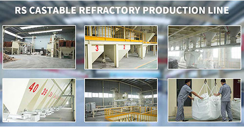 Cheap Refractory Castable For Sale in Rongsheng Kiln Refractory Manufacture