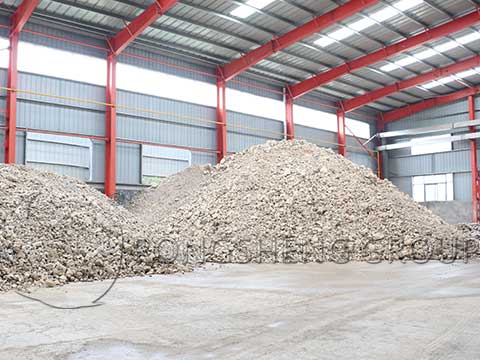 Rongsheng Refractory Bricks Raw Materials Workshop